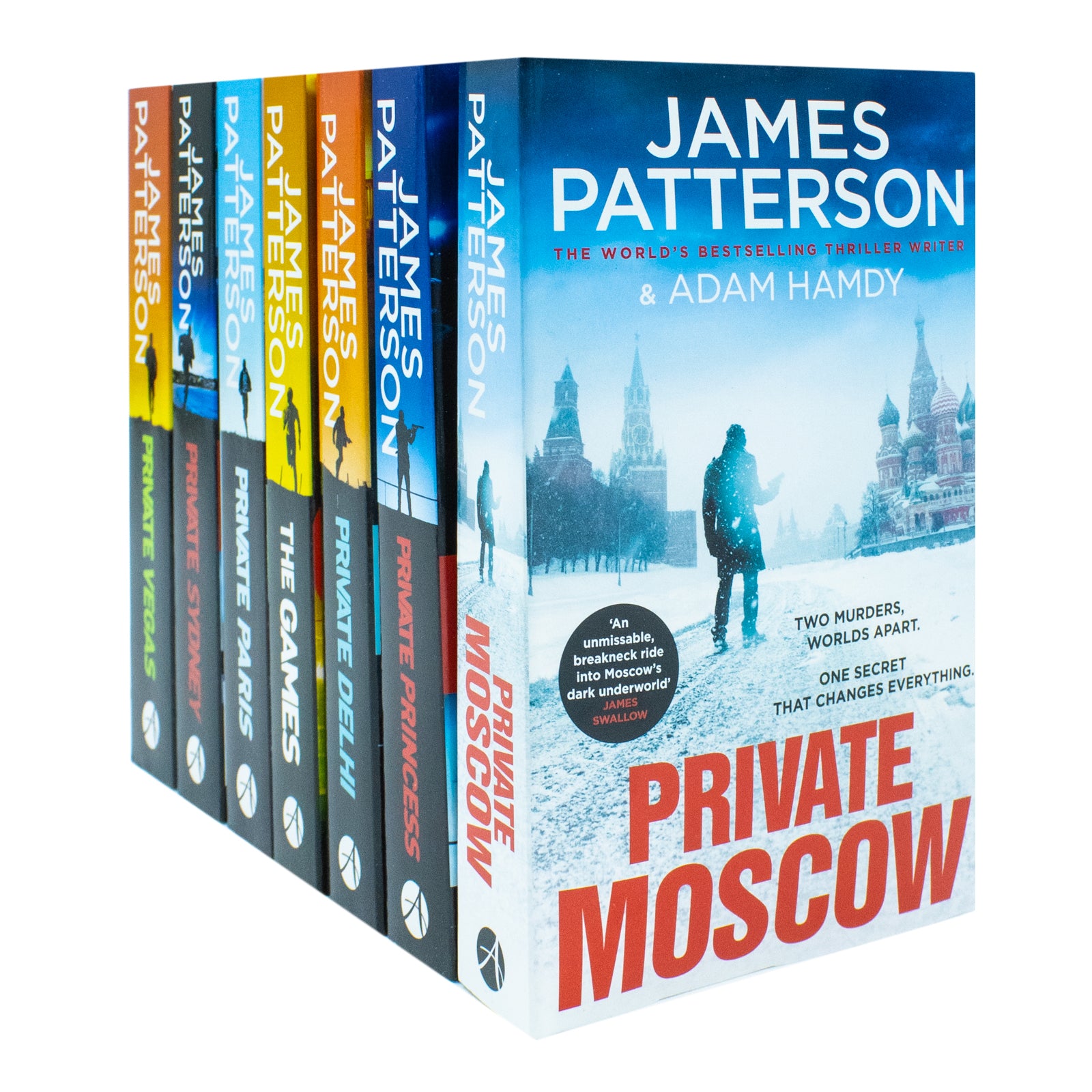 James Patterson Private Series Books 9-15 Collection Set - 7 paperback books including Private Vegas, Private Sydney and Private Paris