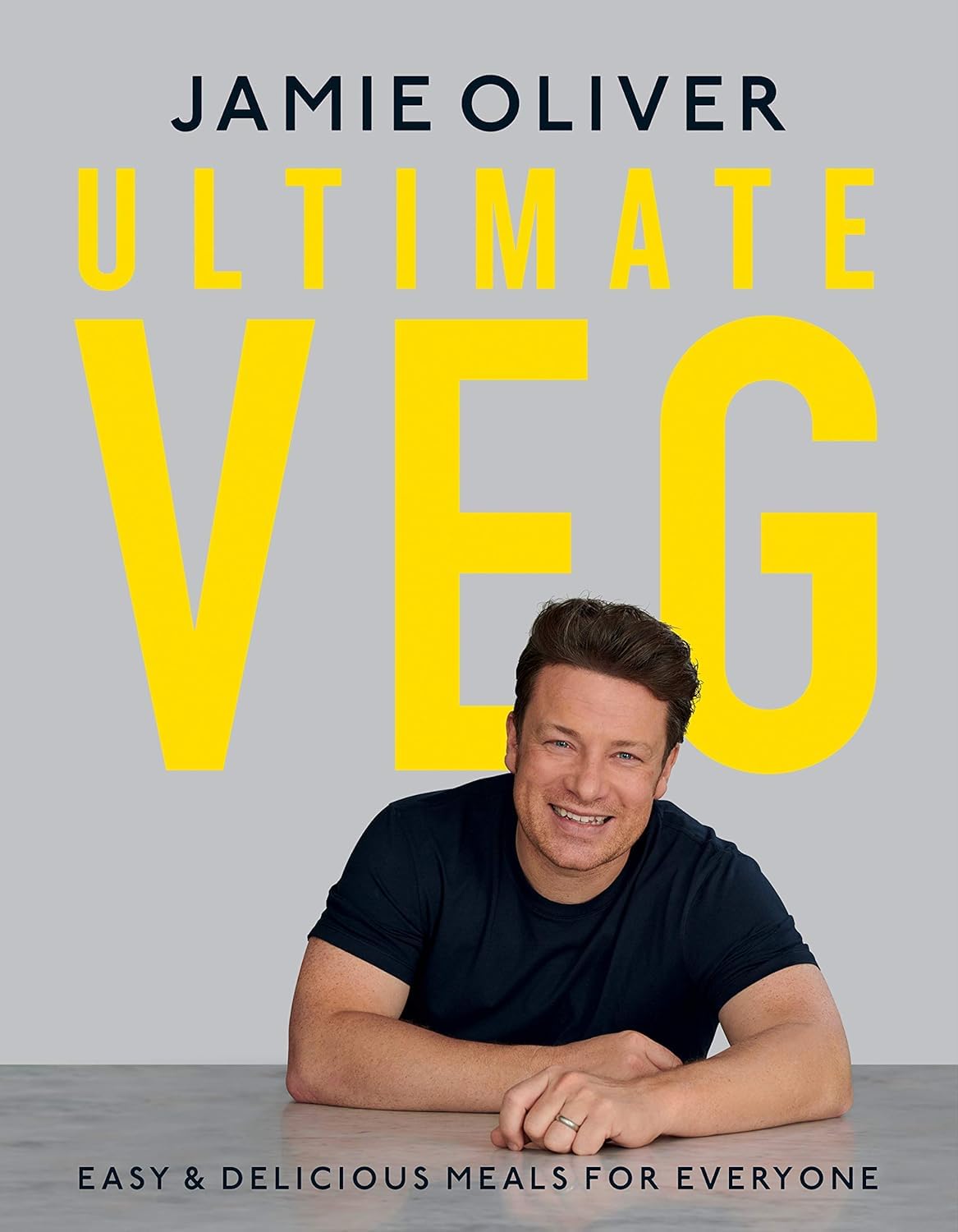Jamie Oliver Collection 3 Books Set hardback books stacked - Easy Air Fryer, Ultimate Veg, 7 Ways