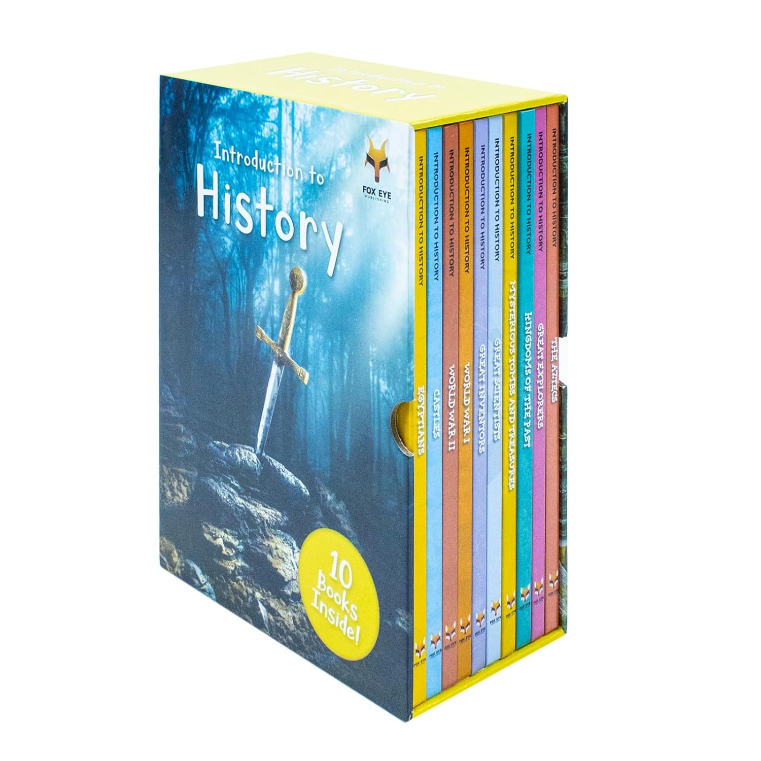 Introduction to Castles and Kingdoms of the Past hardback covers, ages 7-9 non-fiction