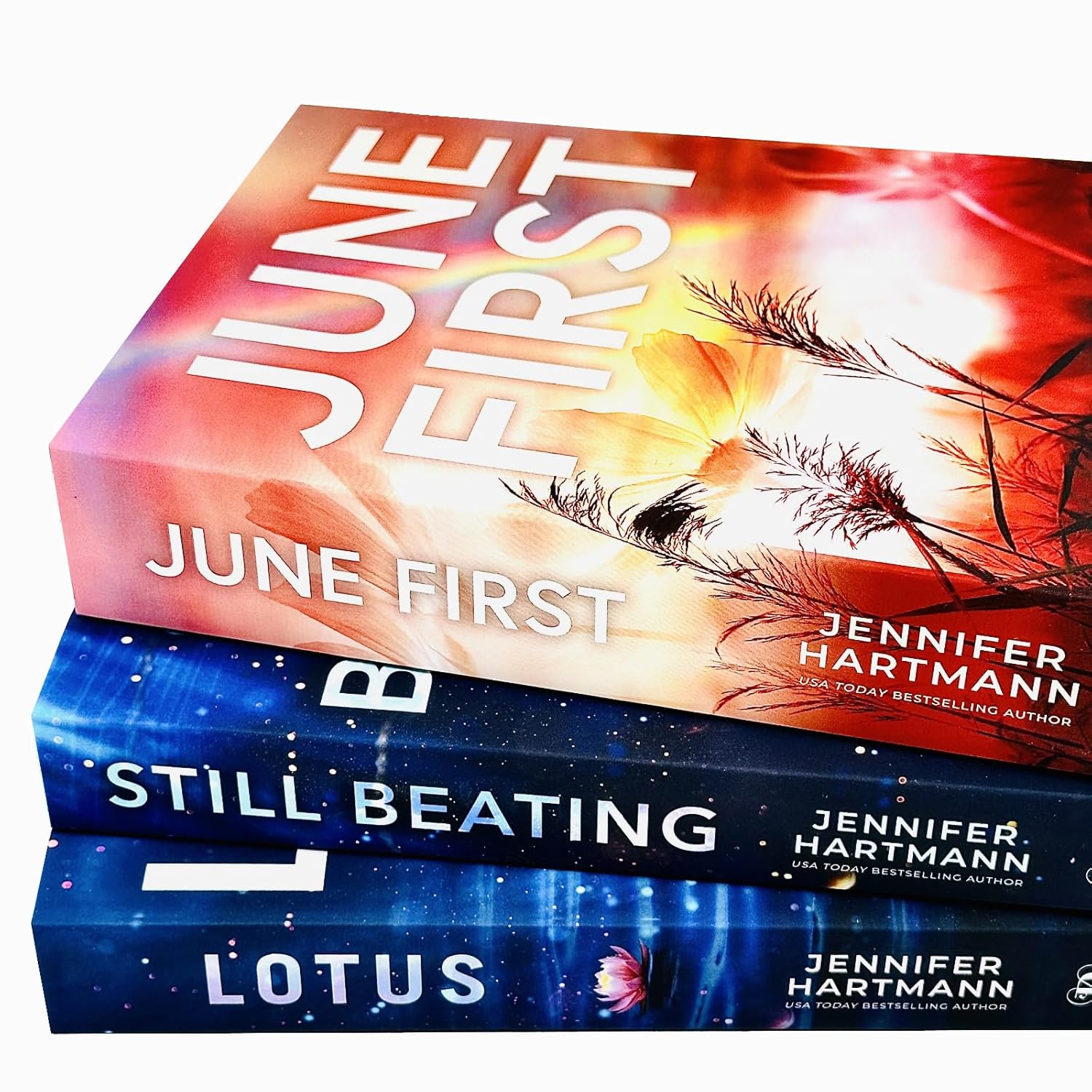Jennifer Hartmann 3 Books Collection Set stacked paperback books - adult contemporary romance bundle