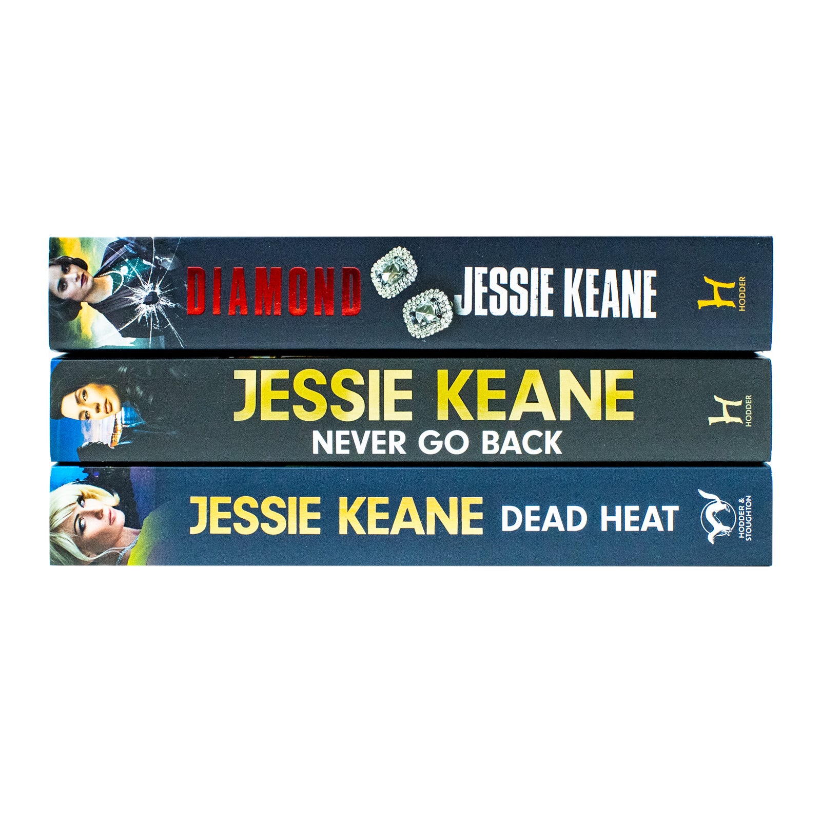 Jessie Keane 3 Books Collection Set paperback books stacked - crime fiction gift set