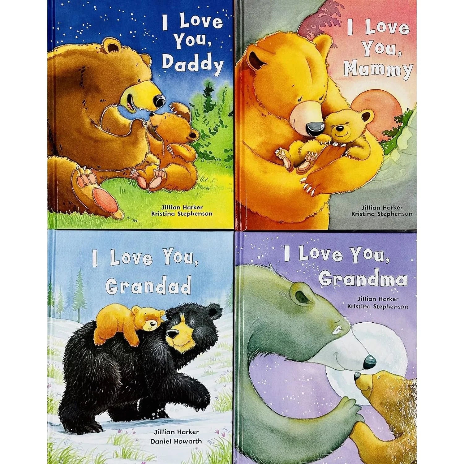 I Love You Grandma by Jillian Harker, illustrated by Kristina Stephenson - hardback picture book cover