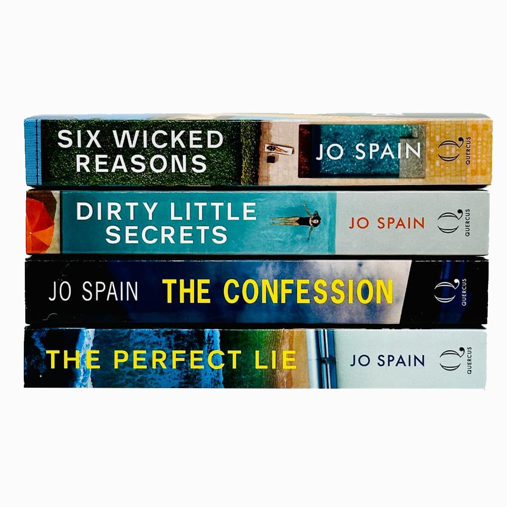 Jo Spain 4 Book Collection Set paperback thrillers - front cover detail