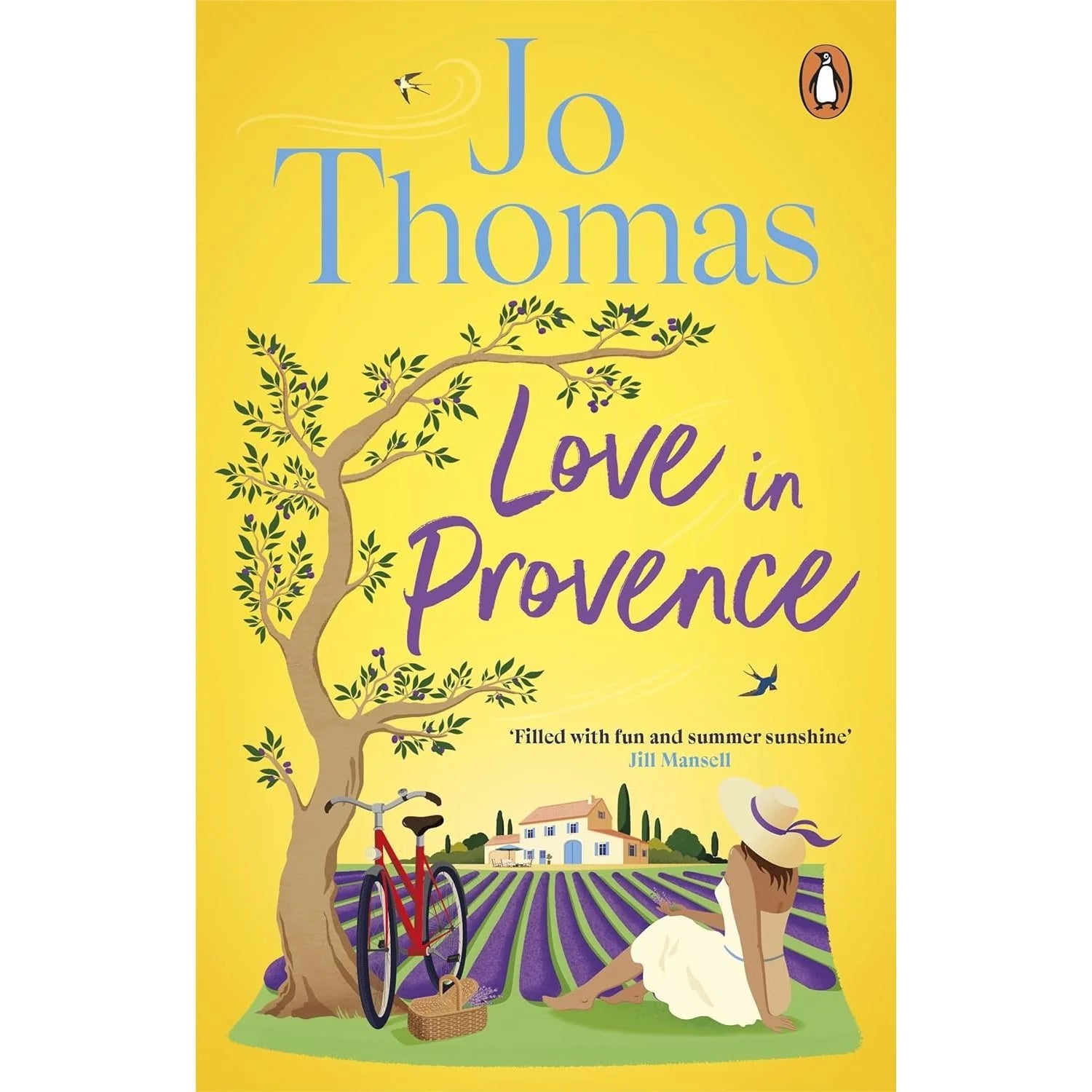 Love In Provence by Jo Thomas - Paperback book cover, contemporary romance set in Provence