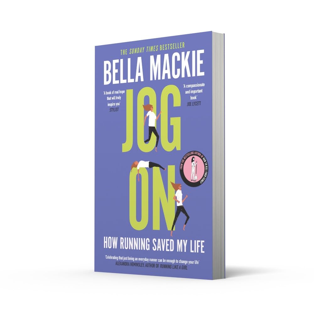 Jog On: How Running Saved My Life by Bella Mackie - Paperback memoir angled view