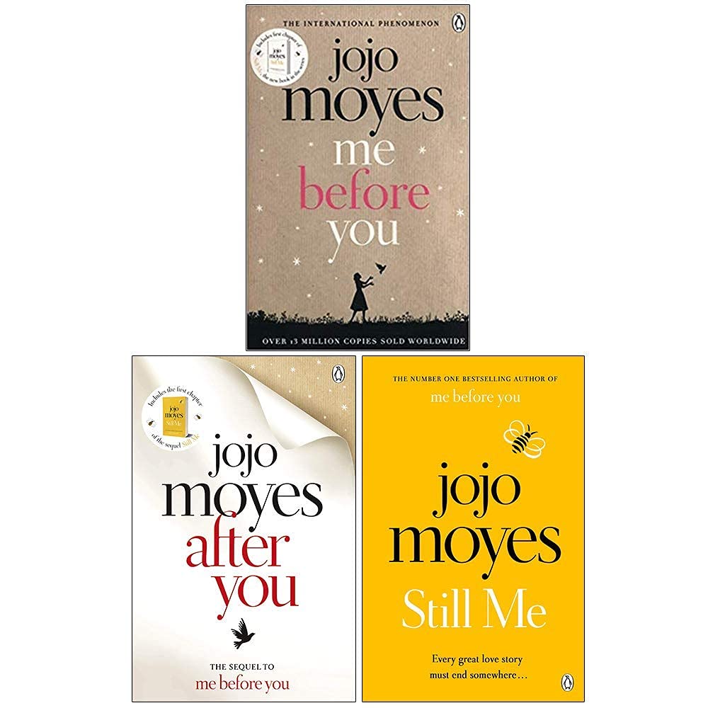 Jojo Moyes 3 Book Paperback Set - Me Before You, After You, Still Me - Bestselling Contemporary Romance Fiction