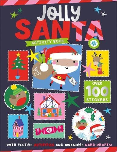 Jolly Santa Christmas Activity Book cover - part of the Make Believe Ideas Christmas 6 book set