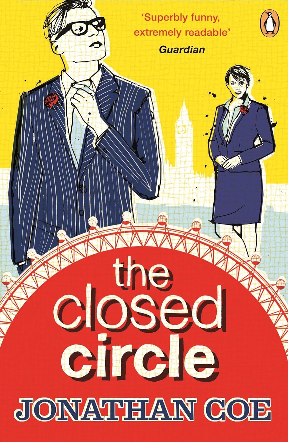 Jonathan Coe Collection paperback books - Middle England, The Closed Circle, The Rotters' Club box set