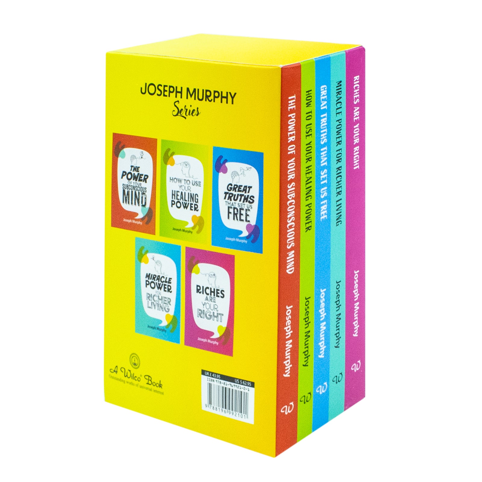 Joseph Murphy 5 Books Collection Set paperback covers - Riches Are Your Right and more