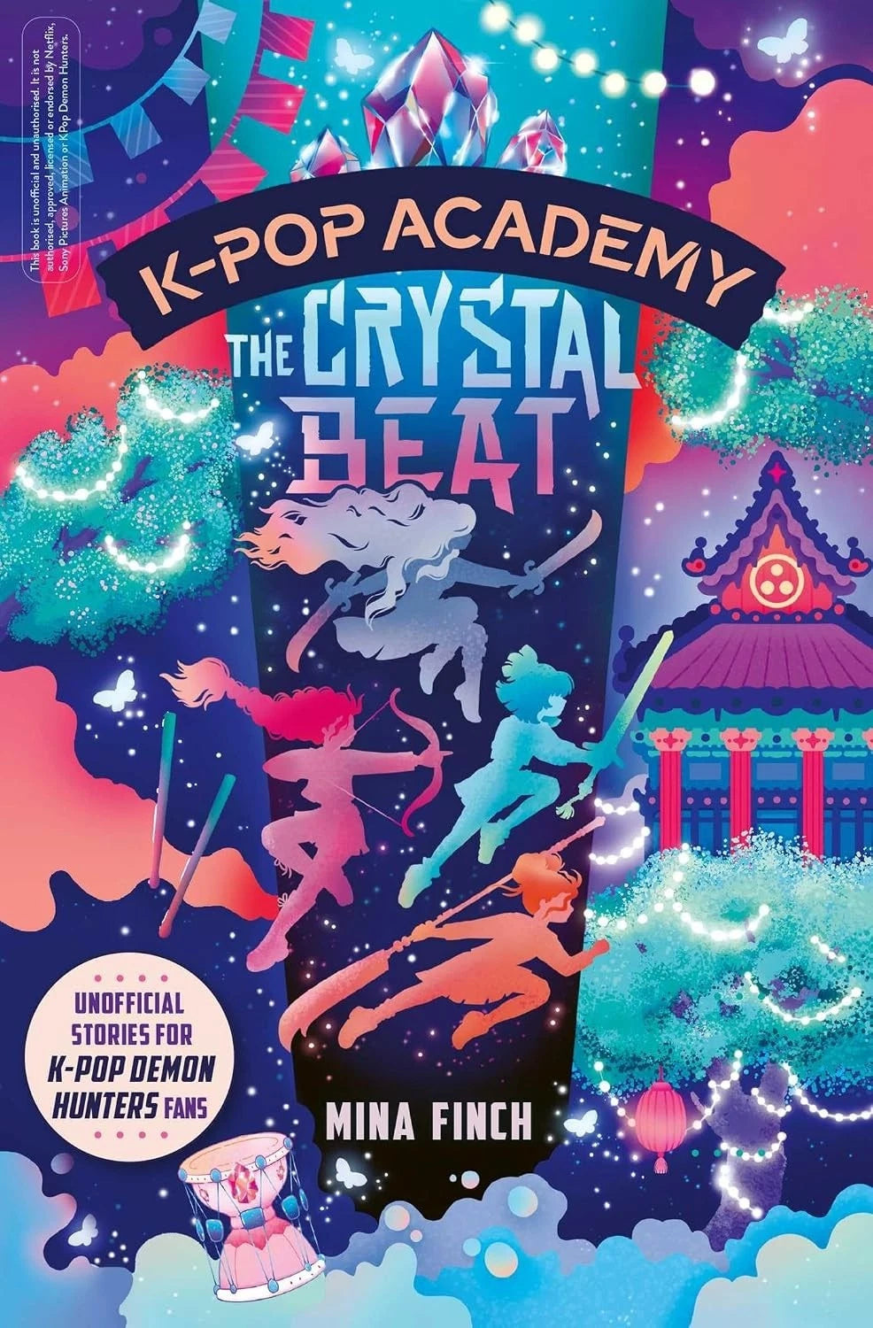 K-Pop Academy series set showing all 6 titles including The Stage of Shadows and Guardians' Glow