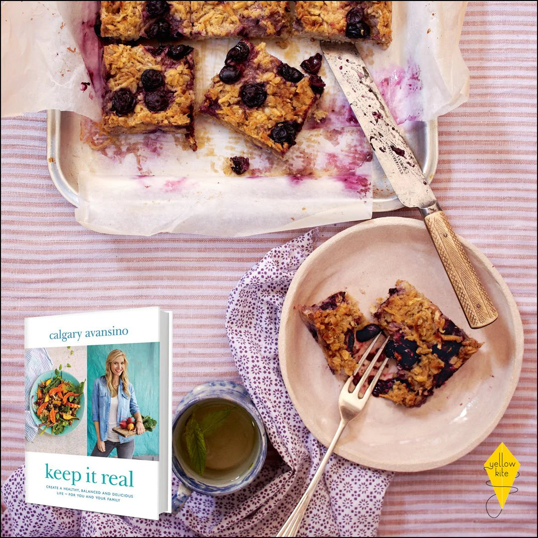 Keep It Real by Calgary Avansino - hardback plant-based recipe book alternate cover view