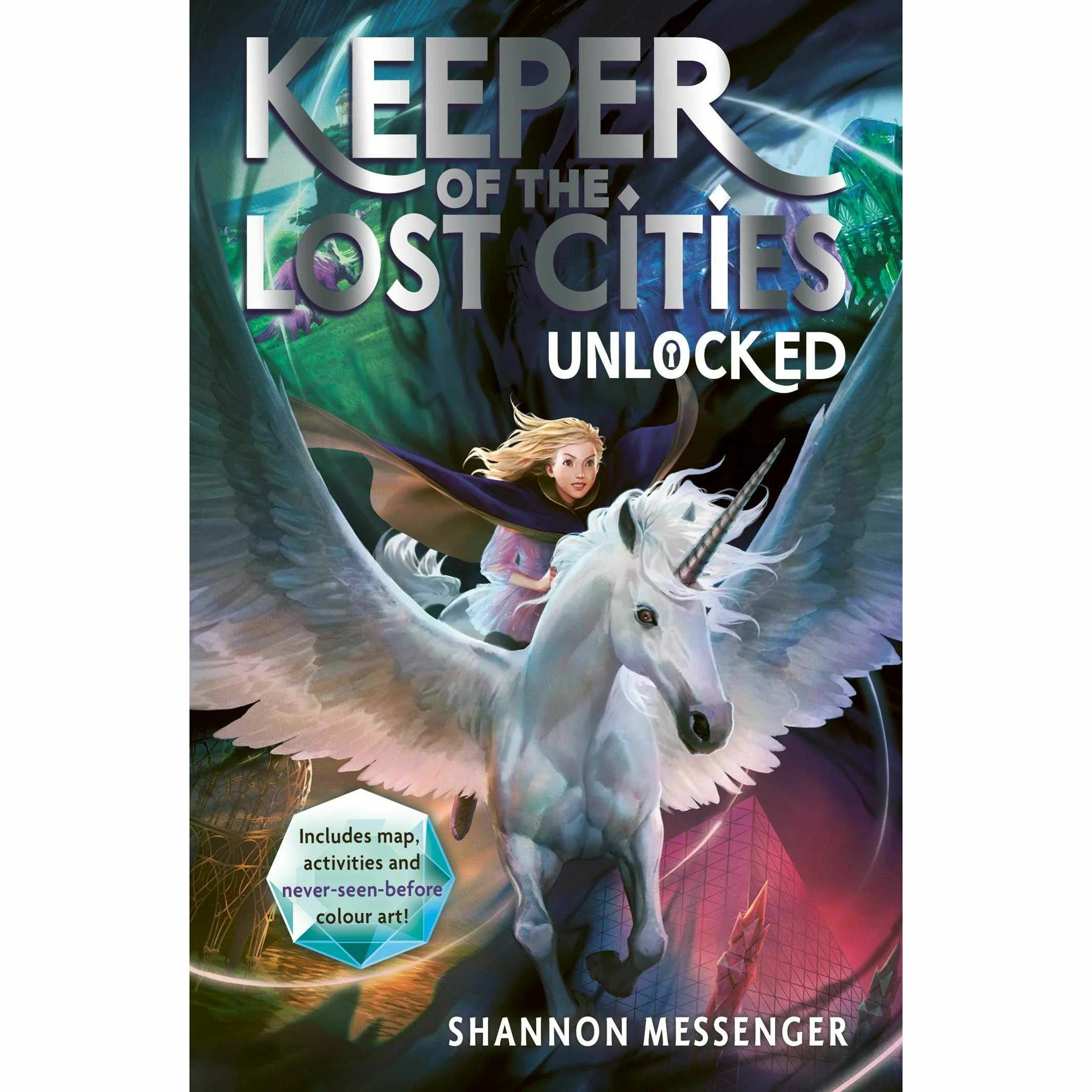 Unlocked 8.5, Keeper of the Lost Cities series by Shannon Messenger - Paperback - Ages 9-12 - front cover