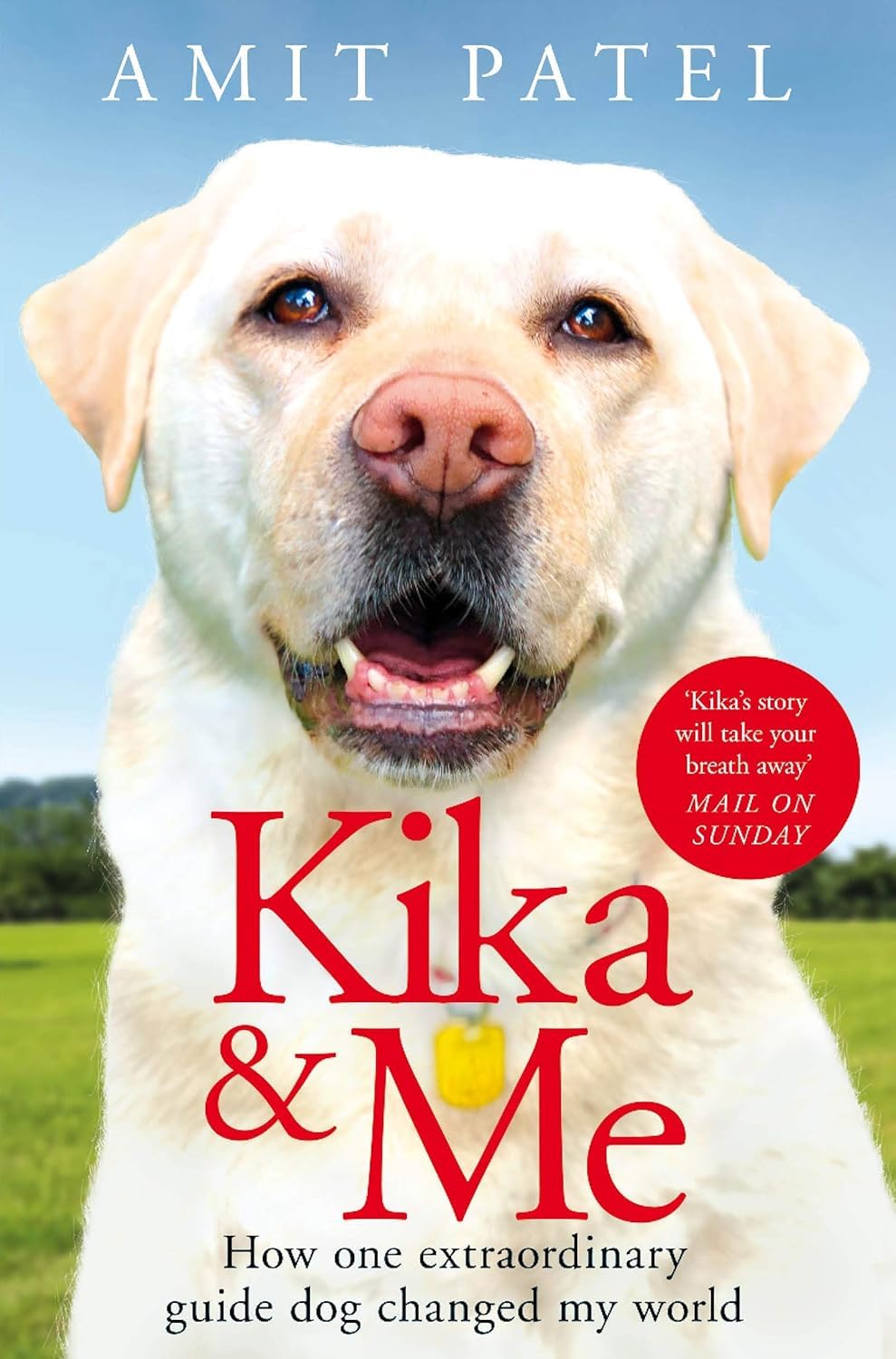 Kika & Me by Dr Amit Patel - true-life guide dog memoir - Paperback edition