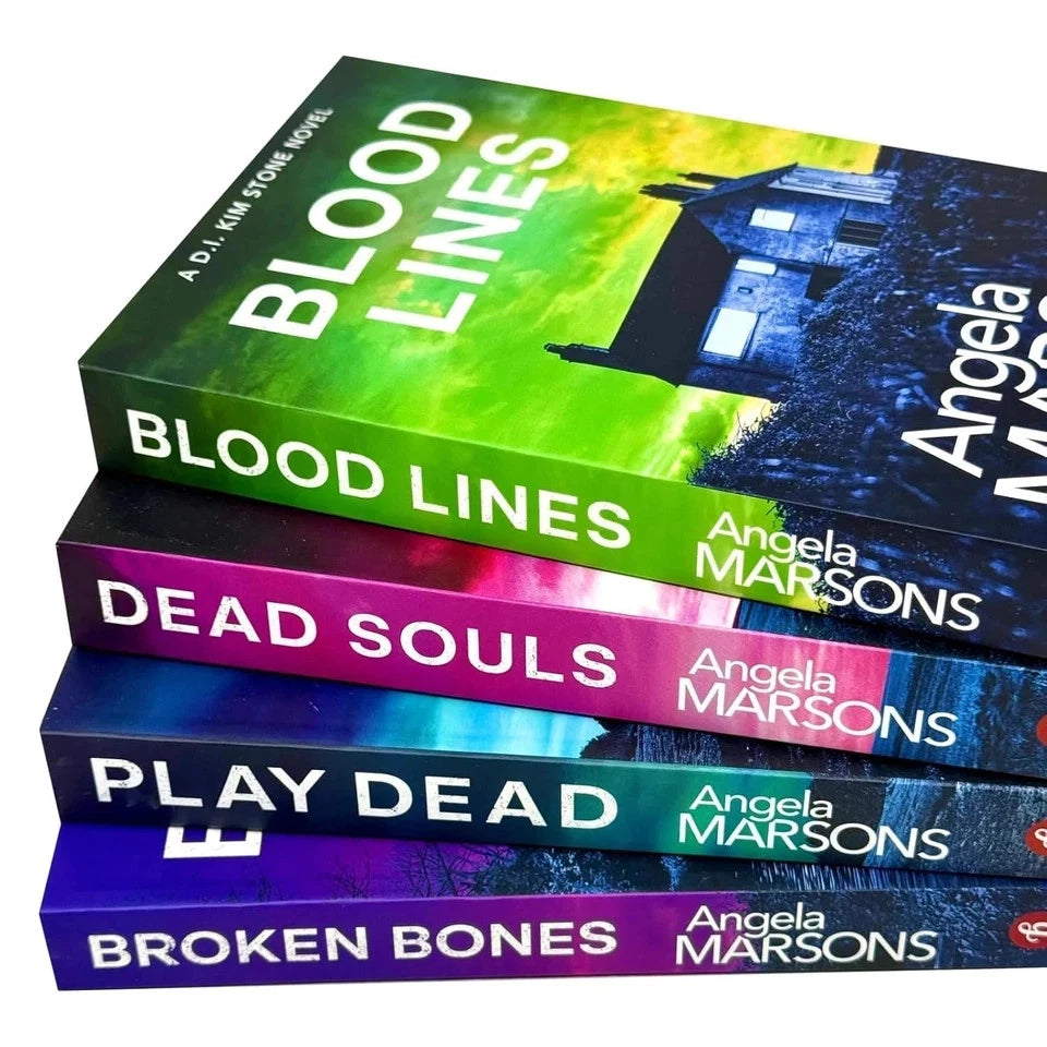 Angela Marsons Kim Stone crime thriller 4 book paperback collection back cover detail