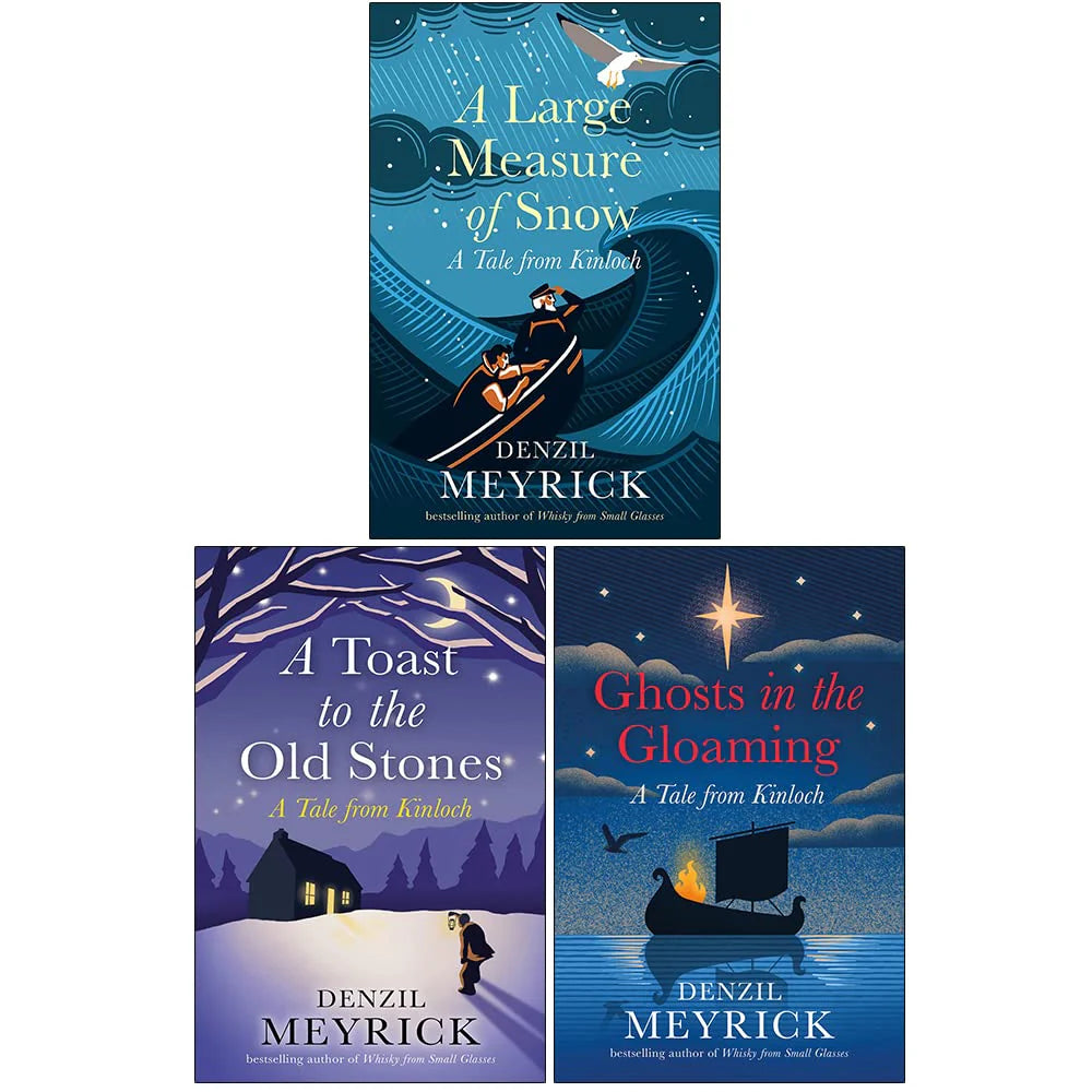 Kinloch Tales by Denzil Meyrick - A Large Measure of Snow, A Toast to the Old Stones, Ghosts in the Gloaming Paperback Set