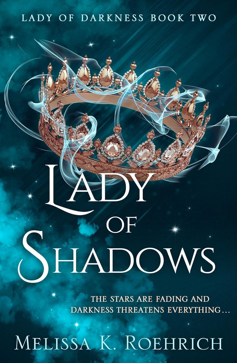 Lady of Ashes by Melissa K. Roehrich - Book 3 paperback cover, Lady of Darkness series