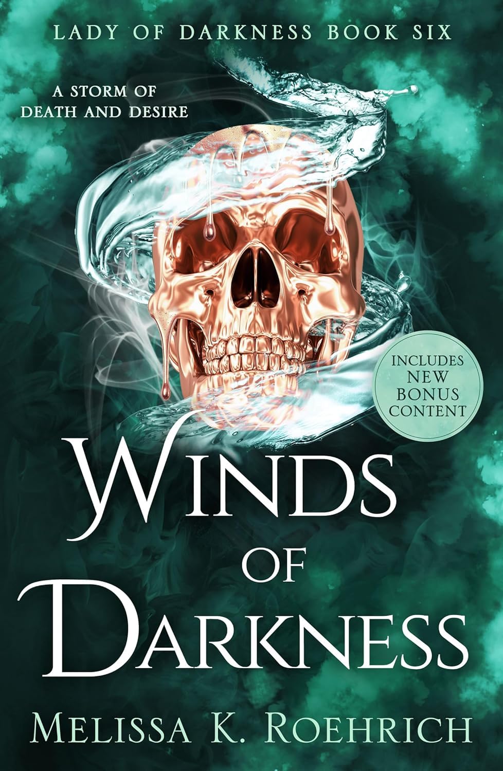 Lady of Darkness Series 6 Books Collection Set by Melissa K. Roehrich, paperback boxset
