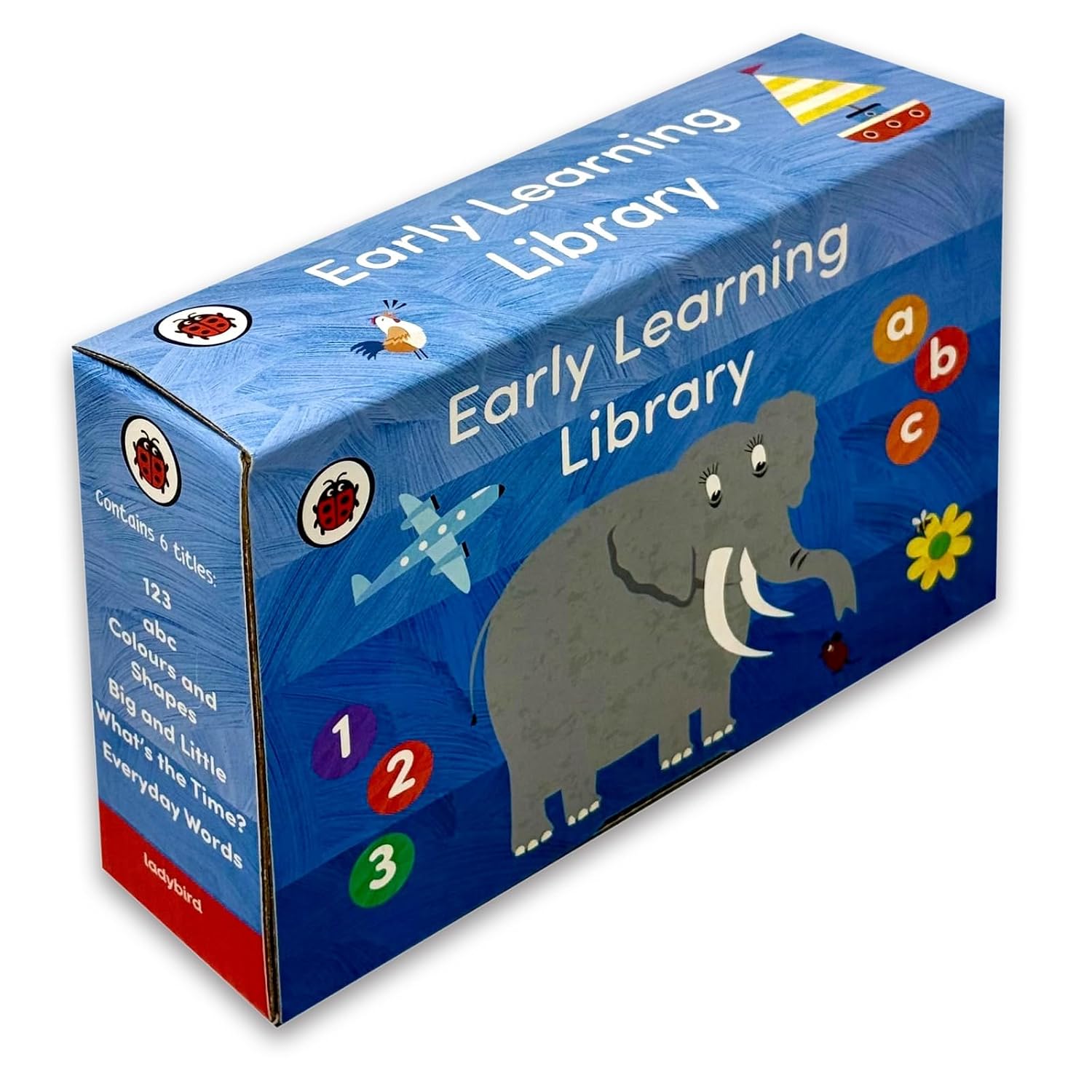 Ladybird Early Learning Library ABC hardback book cover, Ages 3-5