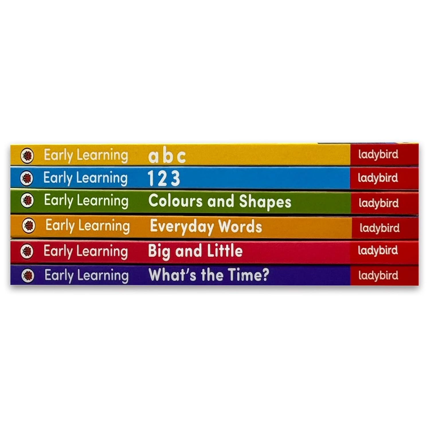Ladybird Early Learning Library Colours and Shapes hardback book cover, Ages 3-5