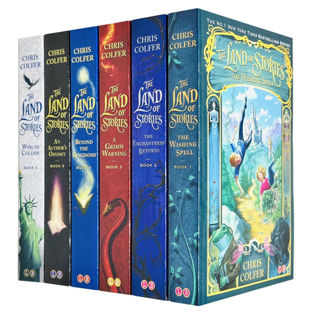 The Land of Stories 6 Books Collection Set by Chris Colfer - paperback boxed set for ages 8-12