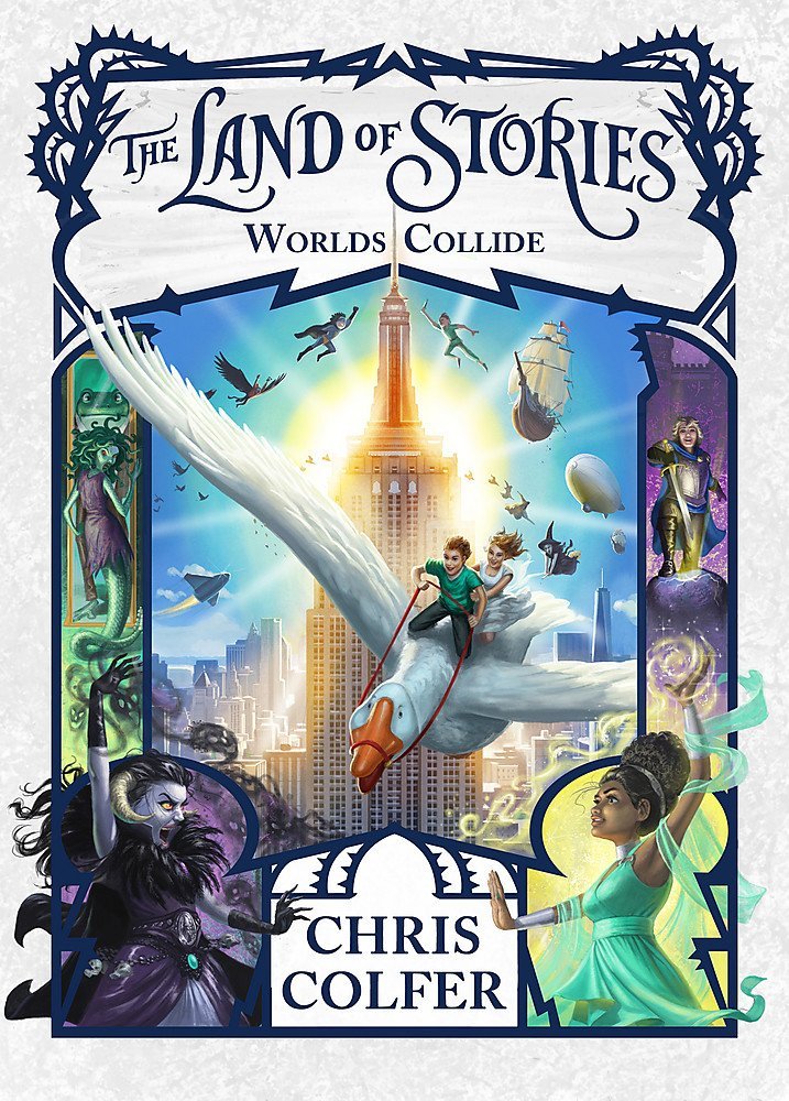 Land of Stories 6 Book Set - The Wishing Spell, Enchantress Returns, Grimm Warning paperback covers