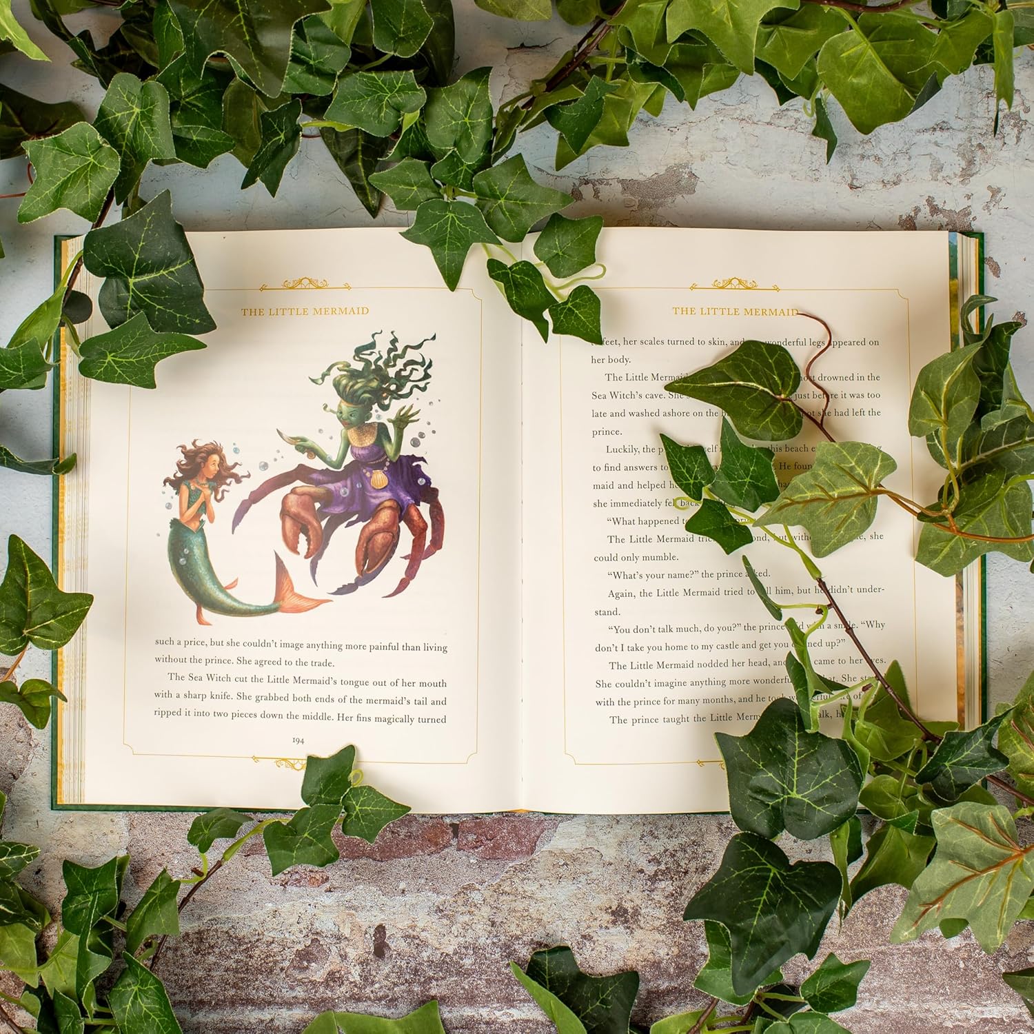 Illustrated fairy tale spread from The Land of Stories: A Treasury of Classic Fairy Tales hardback