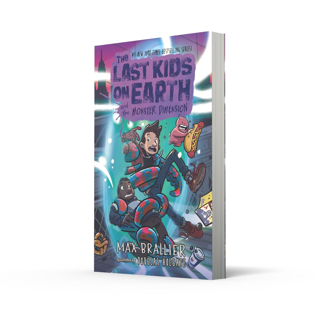 The Last Kids on Earth and the Monster Dimension by Max Brallier - Book 9 - Paperback back cover