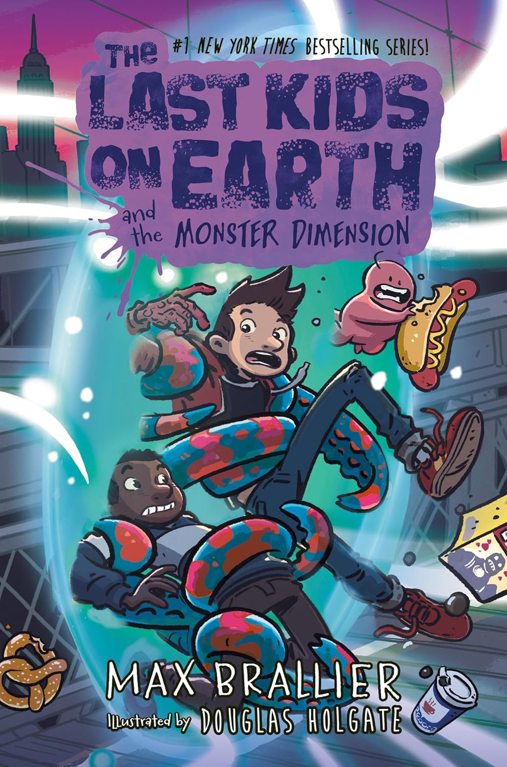 The Last Kids on Earth and the Monster Dimension by Max Brallier - Book 9 - Paperback front cover