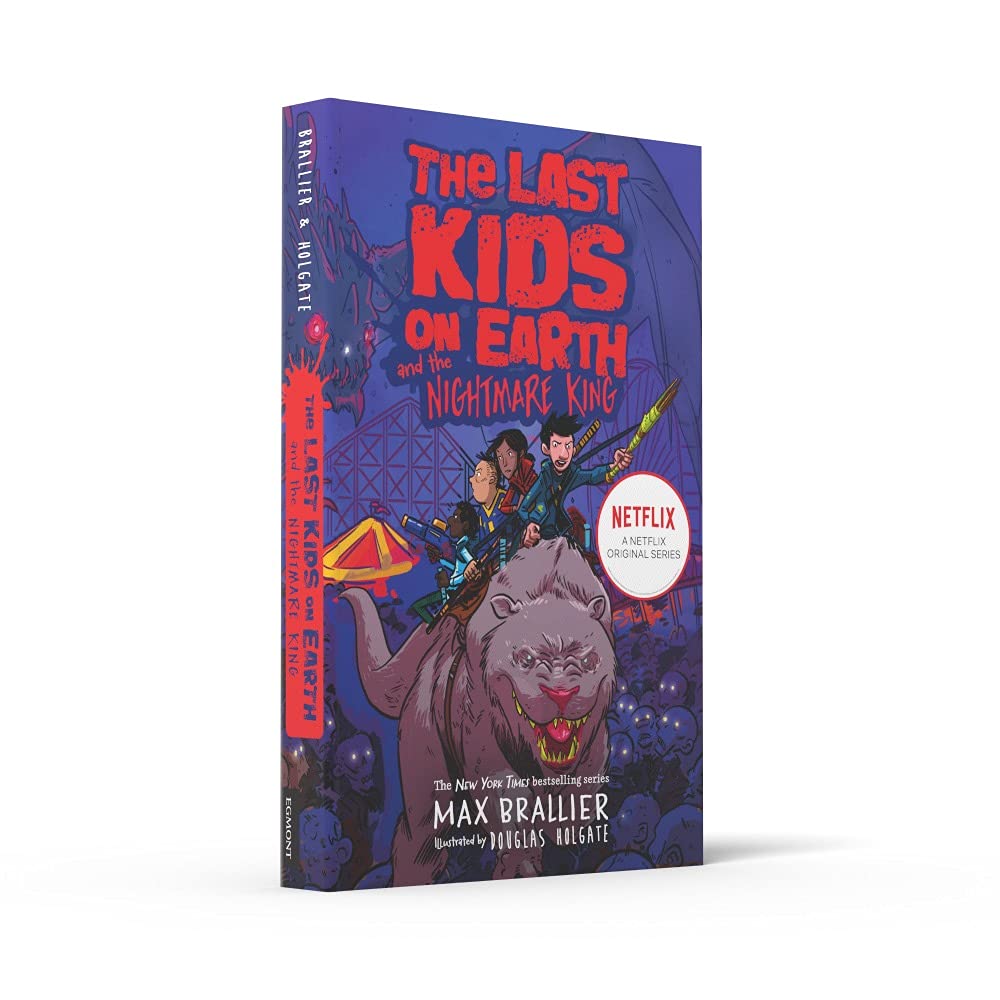 Illustrated inside pages from The Last Kids on Earth and the Nightmare King by Max Brallier