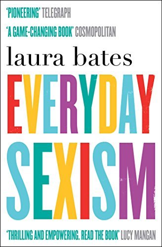 Close-up of the three paperback covers in the Laura Bates feminism book collection