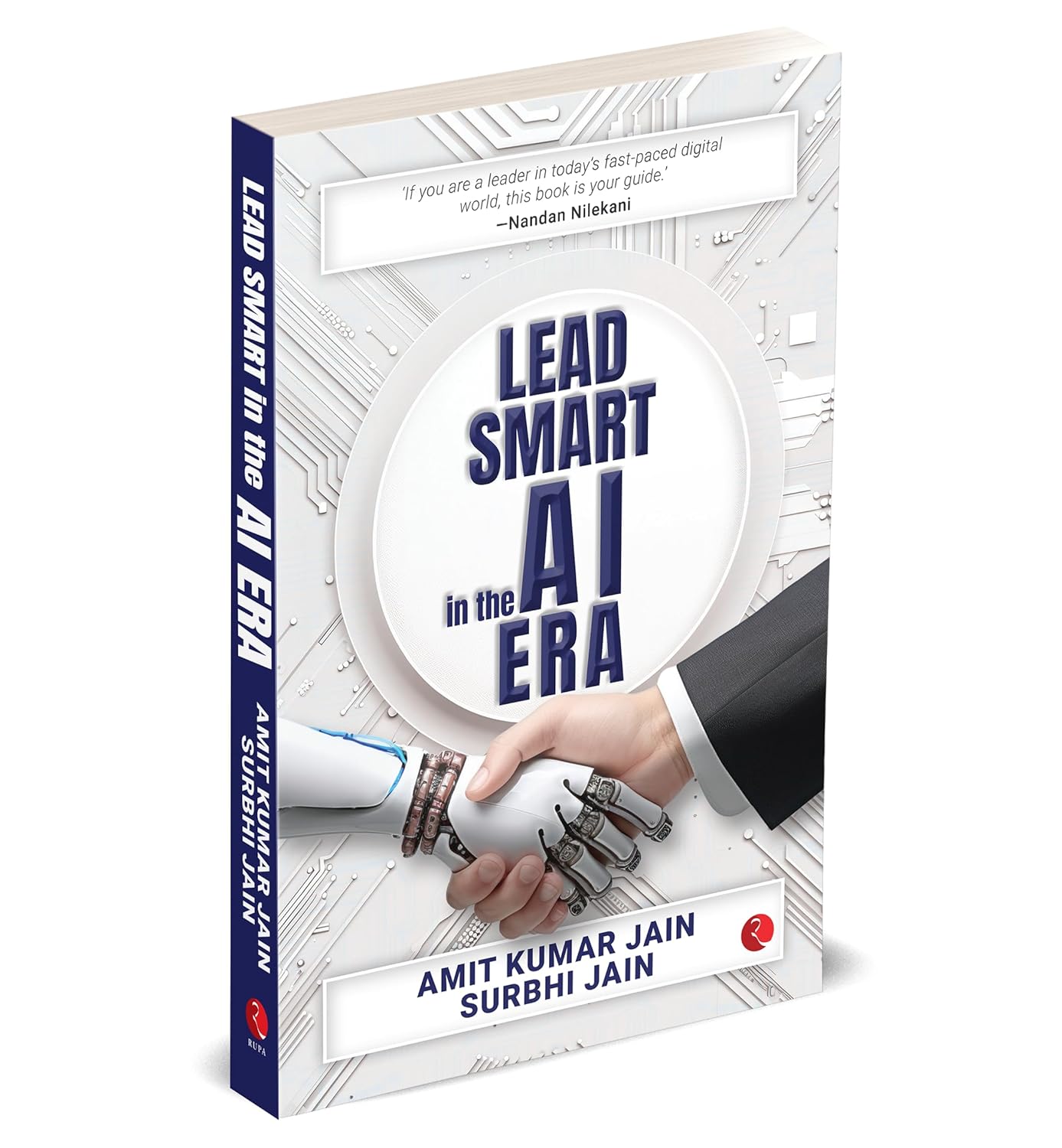 Lead Smart in the AI Era by Amit Kumar Jain and Surbhi Jain - paperback spine view