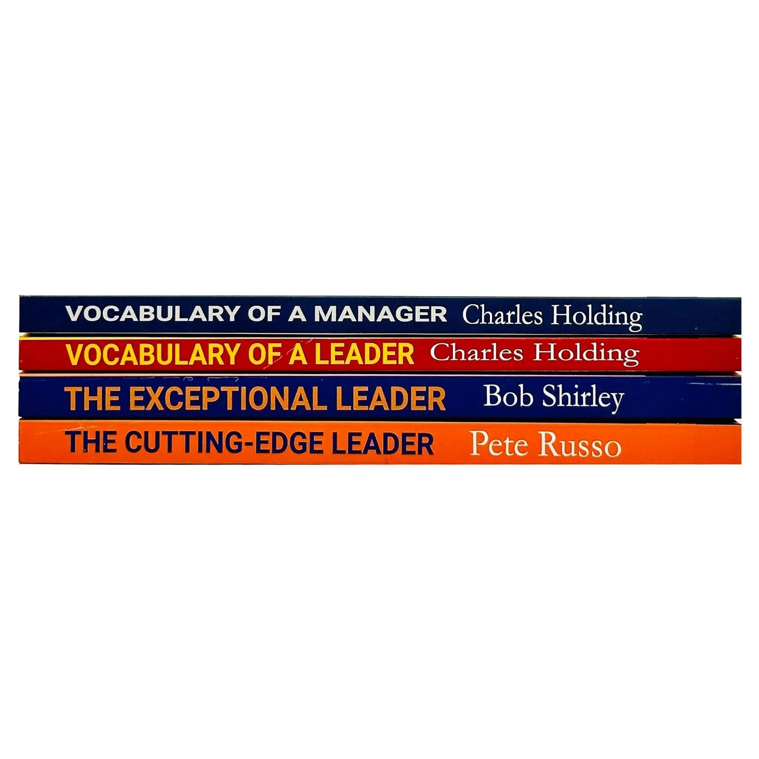 The Leadwise Collection paperback business and leadership book set back covers