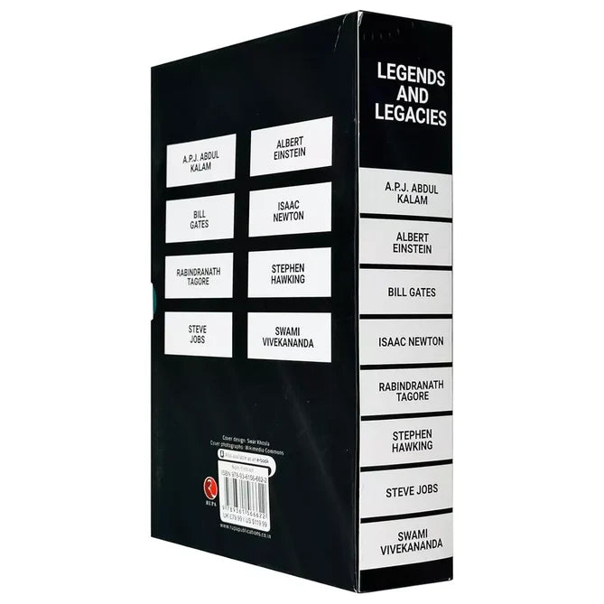 Legends and Legacies biography collection set - Isaac Newton and Bill Gates paperback covers