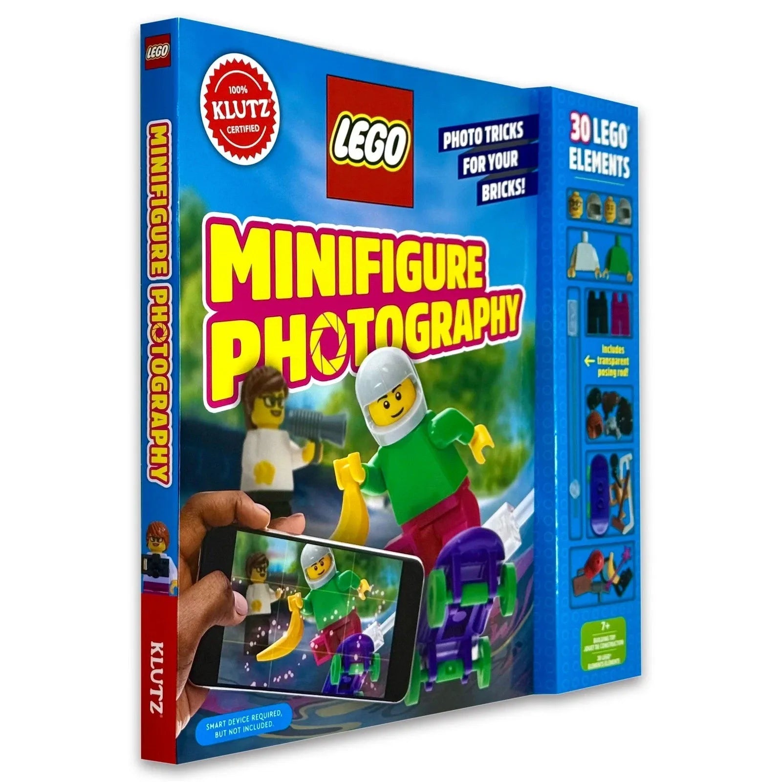 LEGO Minifigure Photography by Klutz - paperback activity book cover for ages 7-9