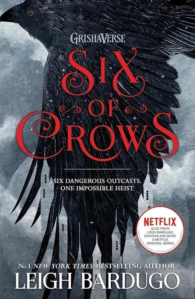 Back cover detail of Leigh Bardugo 4 books collection set, brand new paperback Young Adult fantasy