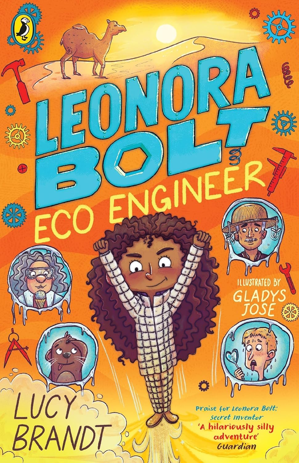 Leonora Bolt Secret Inventor paperback book collection by Lucy Brandt for ages 6-10