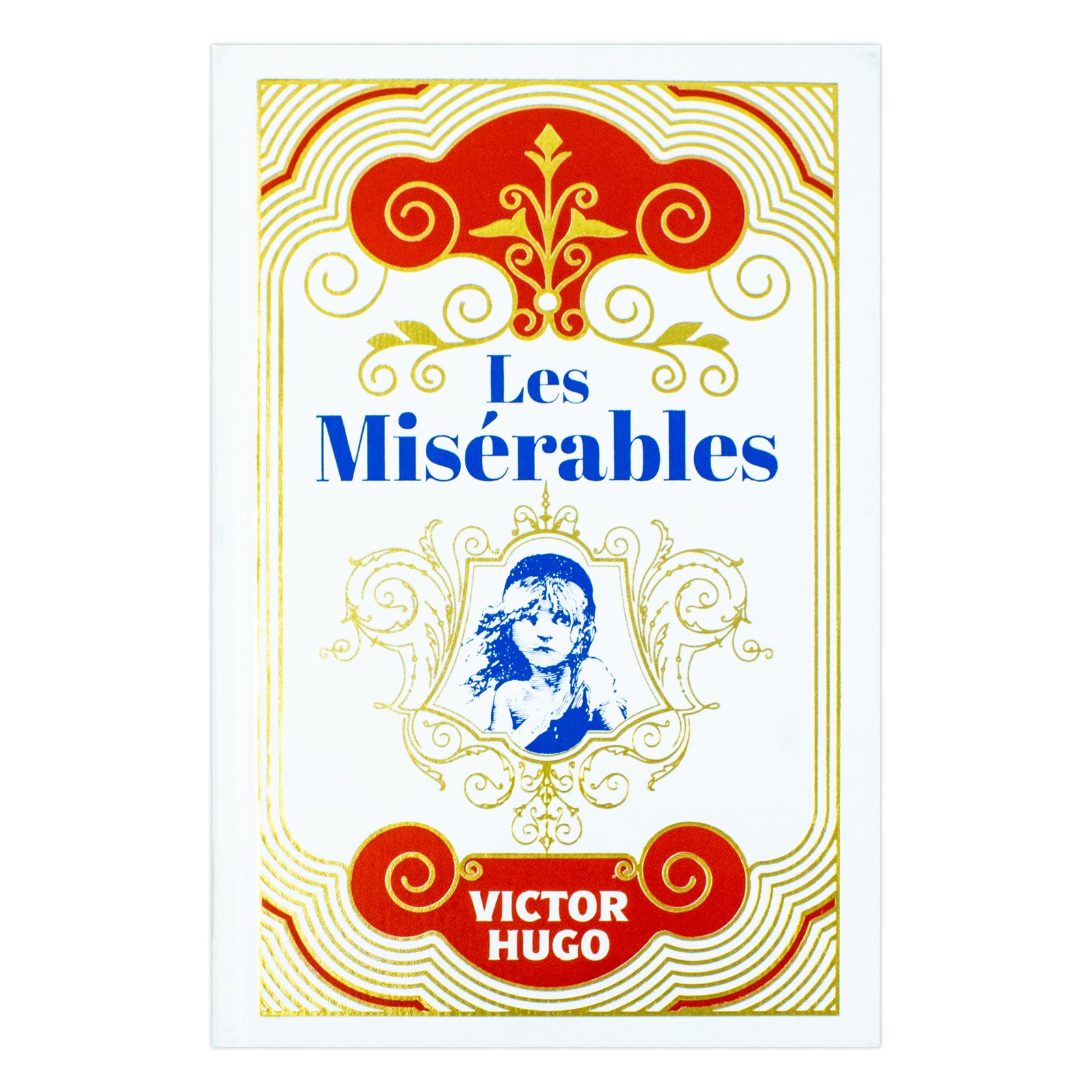 Les Misérables by Victor Hugo - deluxe leather-bound hardback edition, detail view