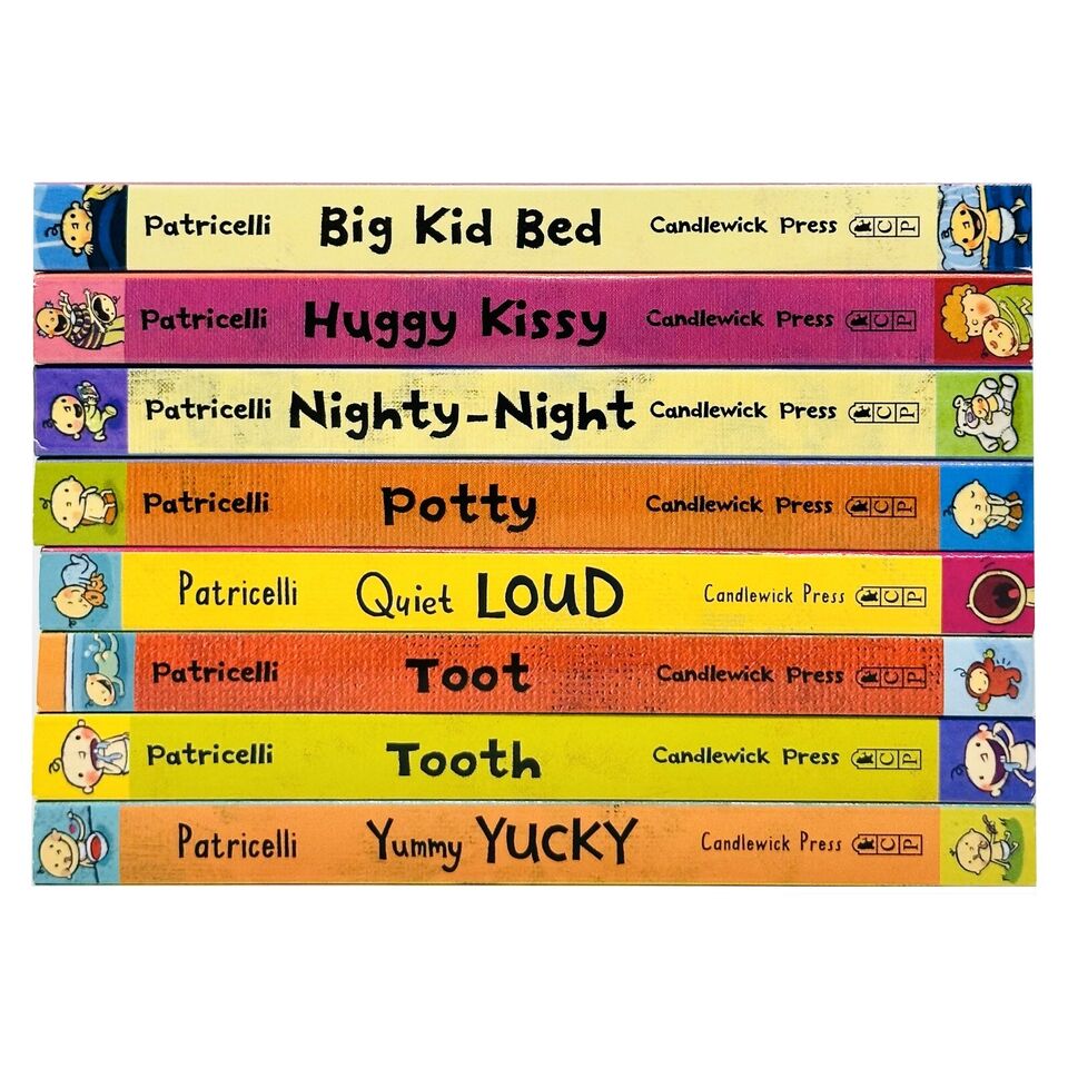 Back cover detail of Leslie Patricelli Little Library board book collection set for ages 0-3