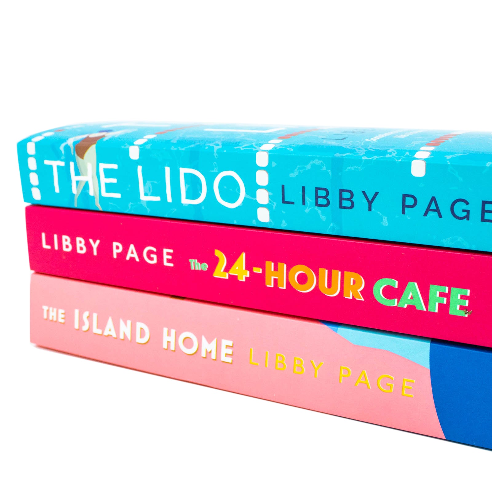 Libby Page contemporary fiction paperback collection - full set display