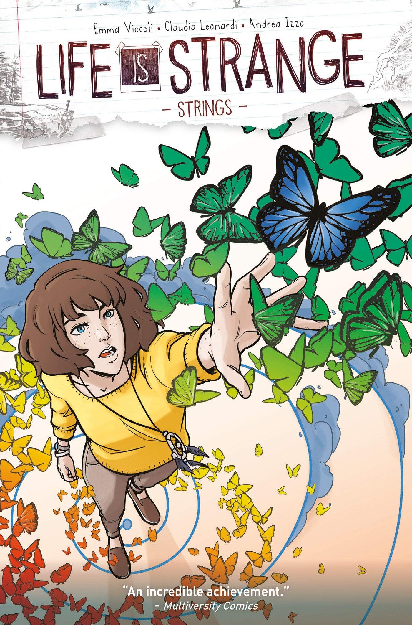 Life Is Strange Titan Comics collection set spine and cover detail