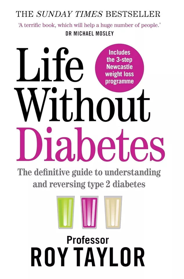 Roy Taylor Life Without Diabetes 2 Book Paperback Set - cover detail showing both titles