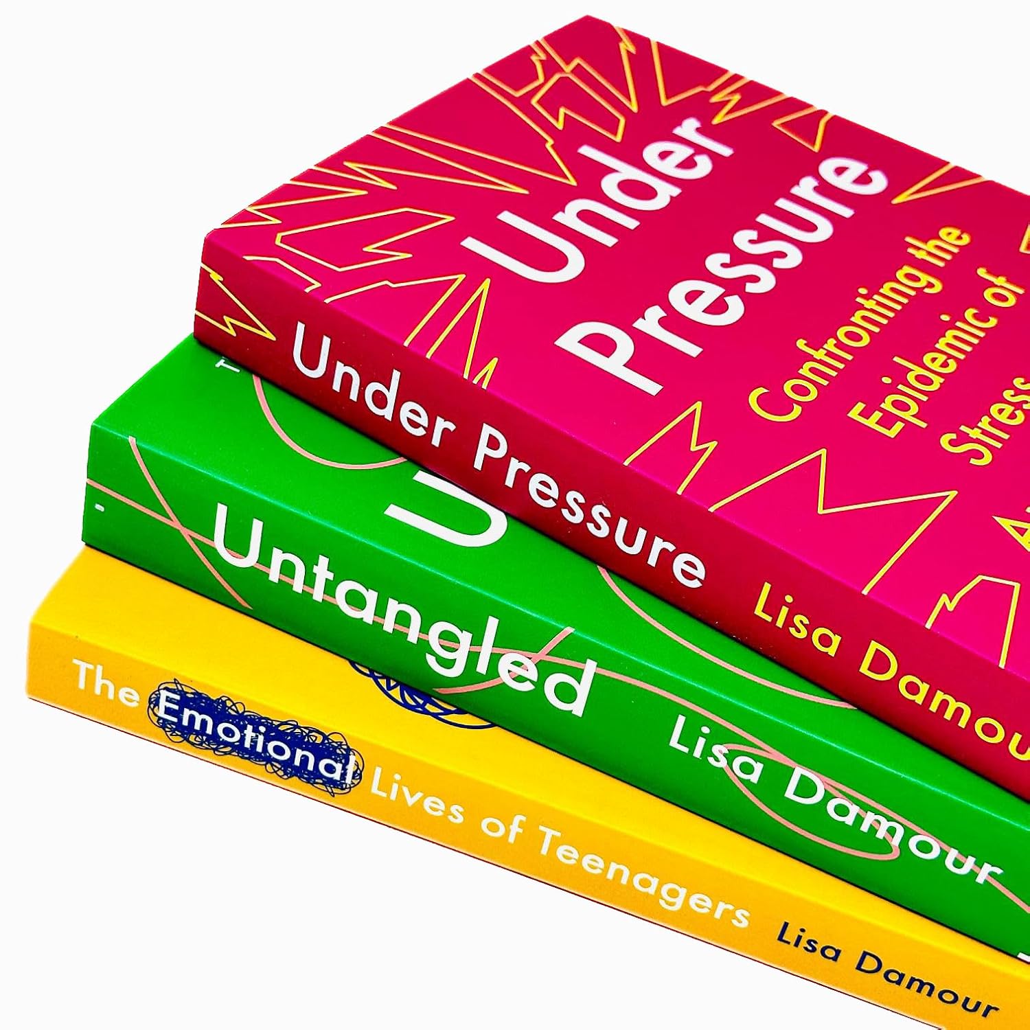 Lisa Damour Paperback Set - Untangled and Under Pressure - Books for Parents of Teenage Girls