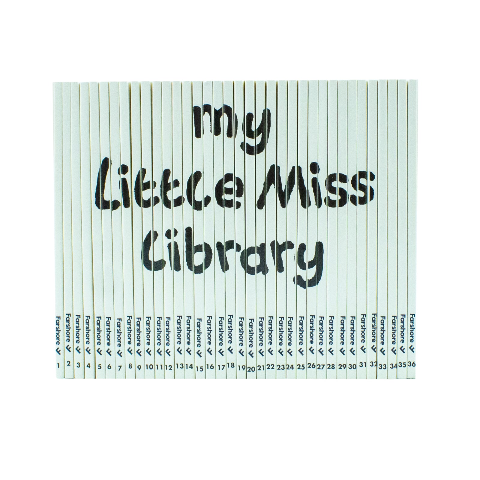 Little Miss My Complete Collection 36 Books Box Set - back of packaging