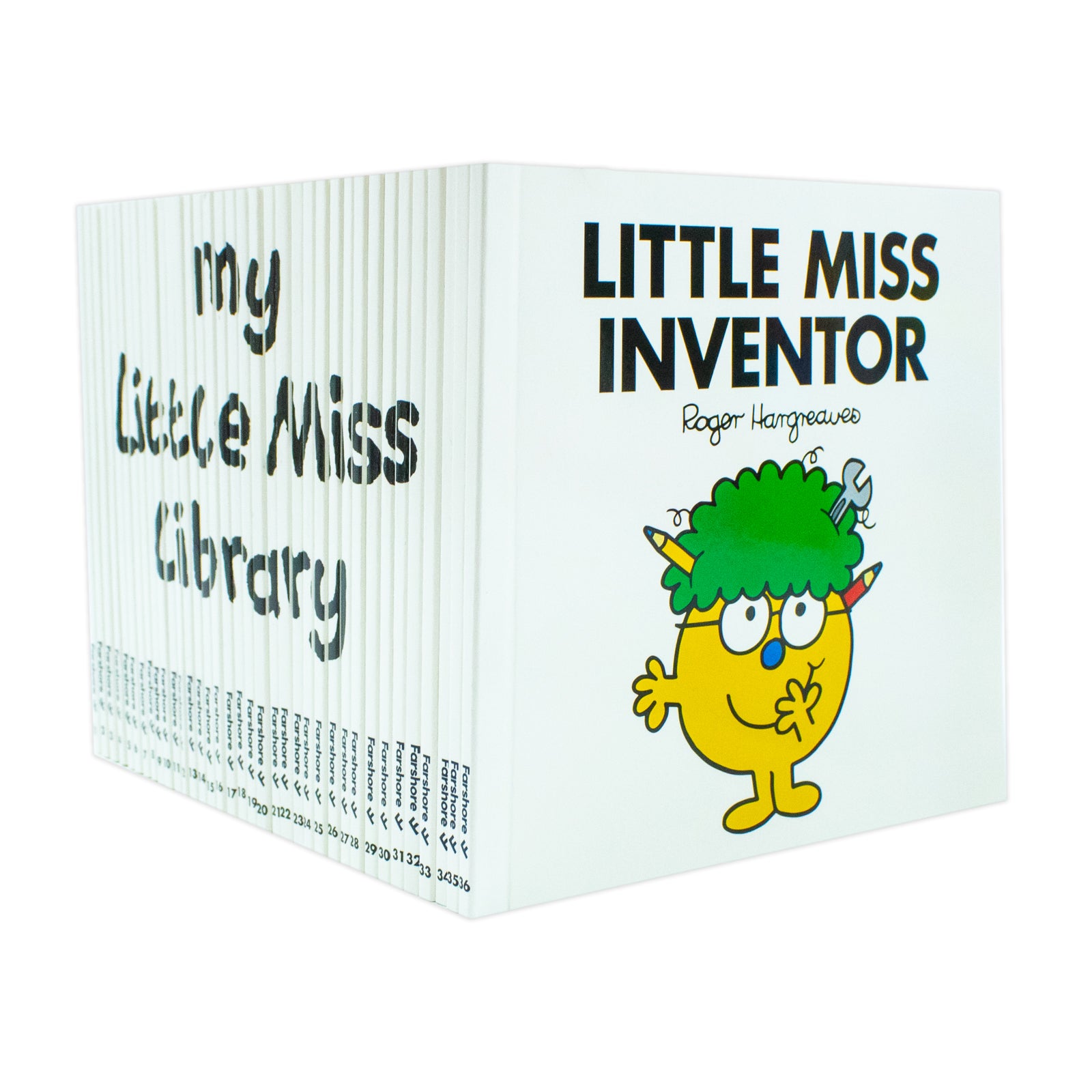 Little Miss 36 Books Collection Set - assorted character titles by Roger Hargreaves