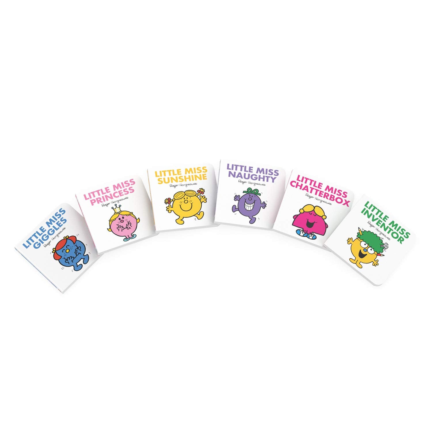 Little Miss Pocket Library 6 book board book slipcase set - Roger Hargreaves - Ages 0-4