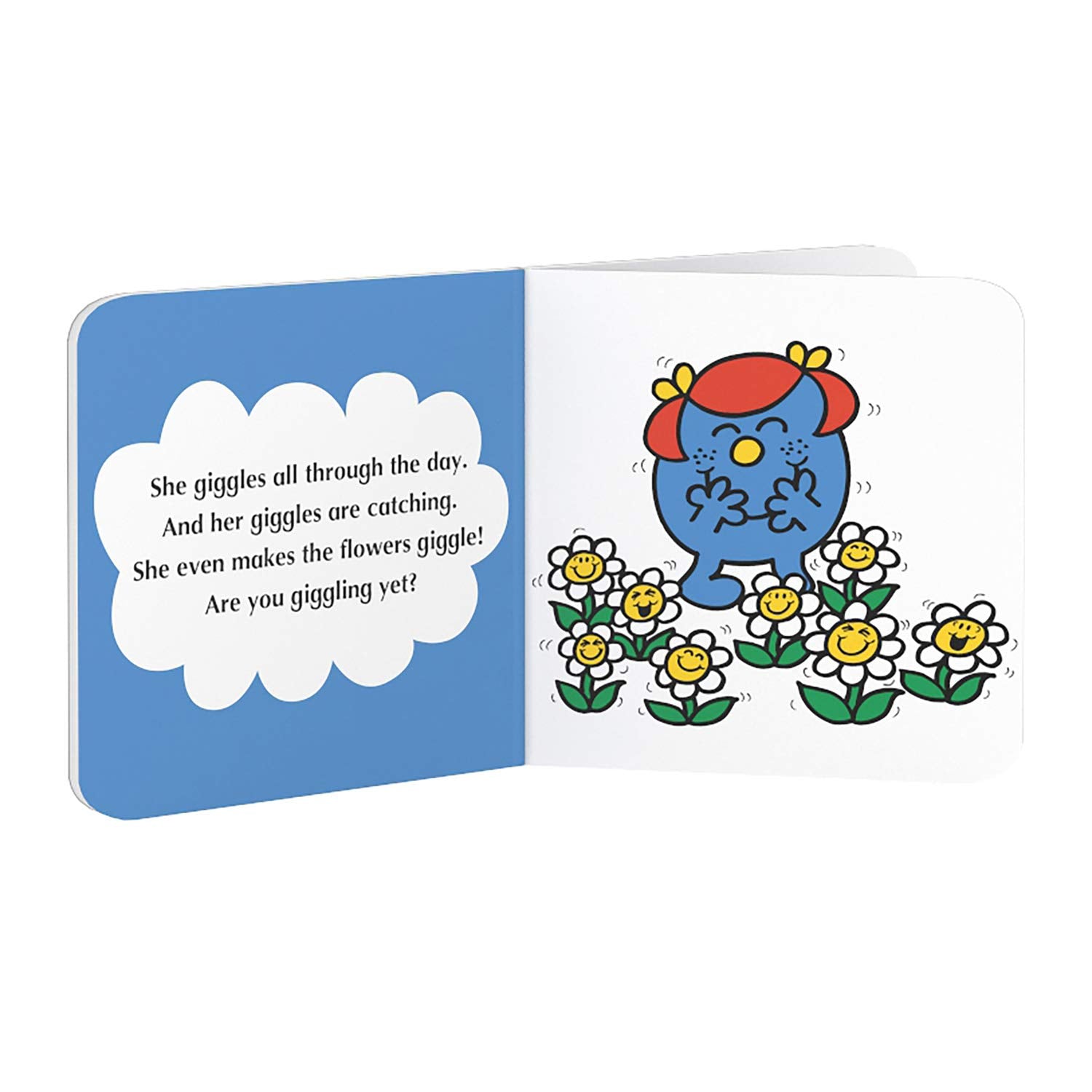 Little Miss Pocket Library open slipcase showing six mini board books for toddlers
