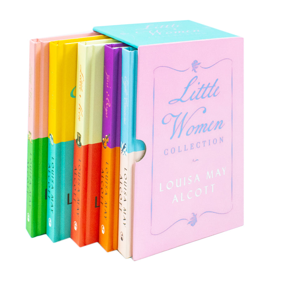 Little Women 5 Books Collection Set by Louisa May Alcott - Hardback - Little Women, Good Wives, Little Men, Jo's Boys, Eight Cousins