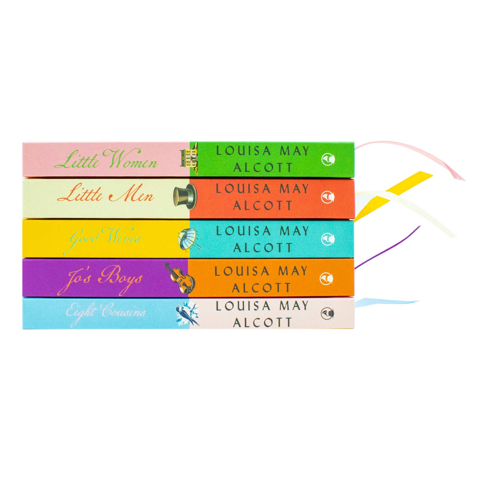 Little Women 5 Books Collection Set by Louisa May Alcott - Hardback - Little Women, Good Wives, Little Men, Jo's Boys, Eight Cousins