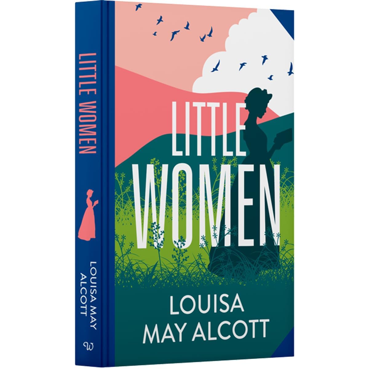Little Women by Louisa May Alcott deluxe hardback sprayed edge edition - front cover of classic literary fiction book