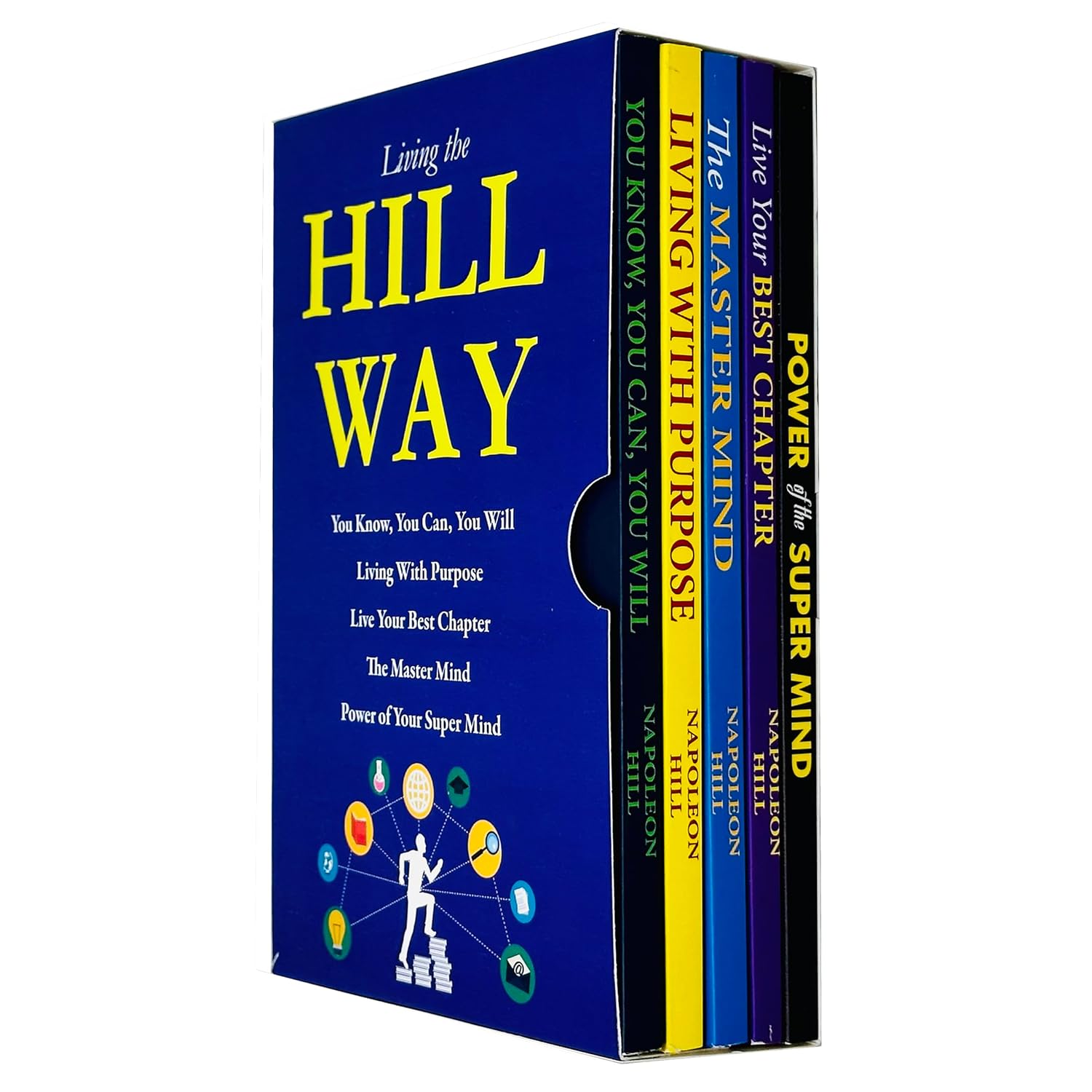 Living The Hill Way Collection Napoleon Hill - Power of the Super Mind, Live Your Best Chapter and more paperback titles